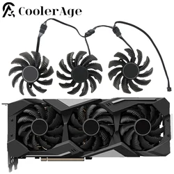 Video Card Fan For Gigabyte GeForce RTX 3060 3070 Gaming RTX 3060Ti 3070Ti Ti Eagle 78MM PLD08010S12HH Graphics Card Cooling Fan