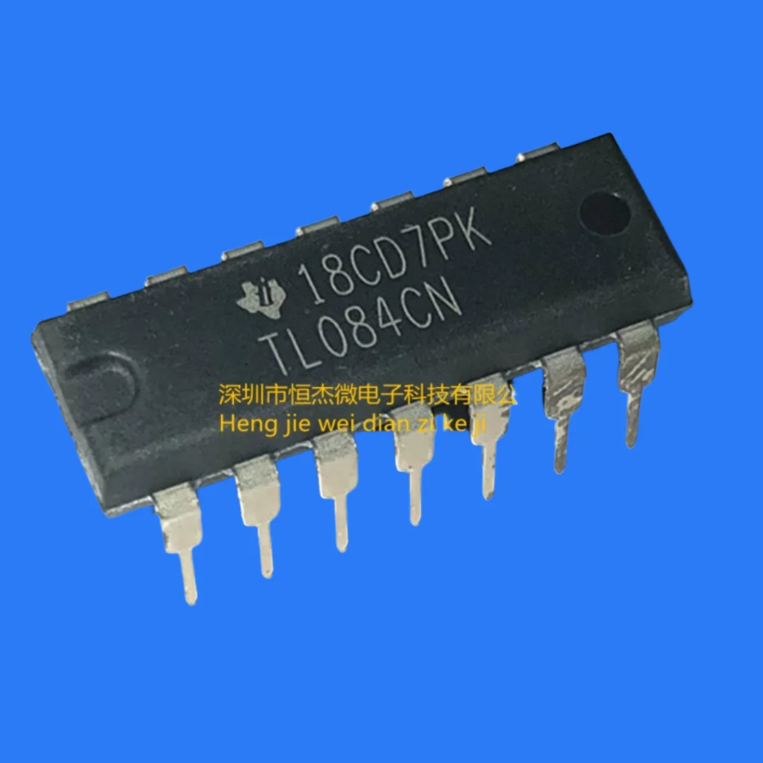 5PCS/New TL084 TL084CN DIP-14 Pin-Line Quad Operational Amplifier JFET Linear Buffer