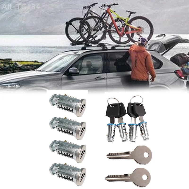 

Car Roof Rack Lock Core Parts - Lock Cylinder Kits with Keys for Luggage Carrier System Accessory