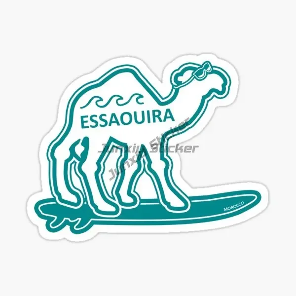 Morocco Flag Map Emblem Camel Creative PVC Car Sticker for Decorate Car Fridge Bicycle Wall Helmet Motorcycle Decal Accessories