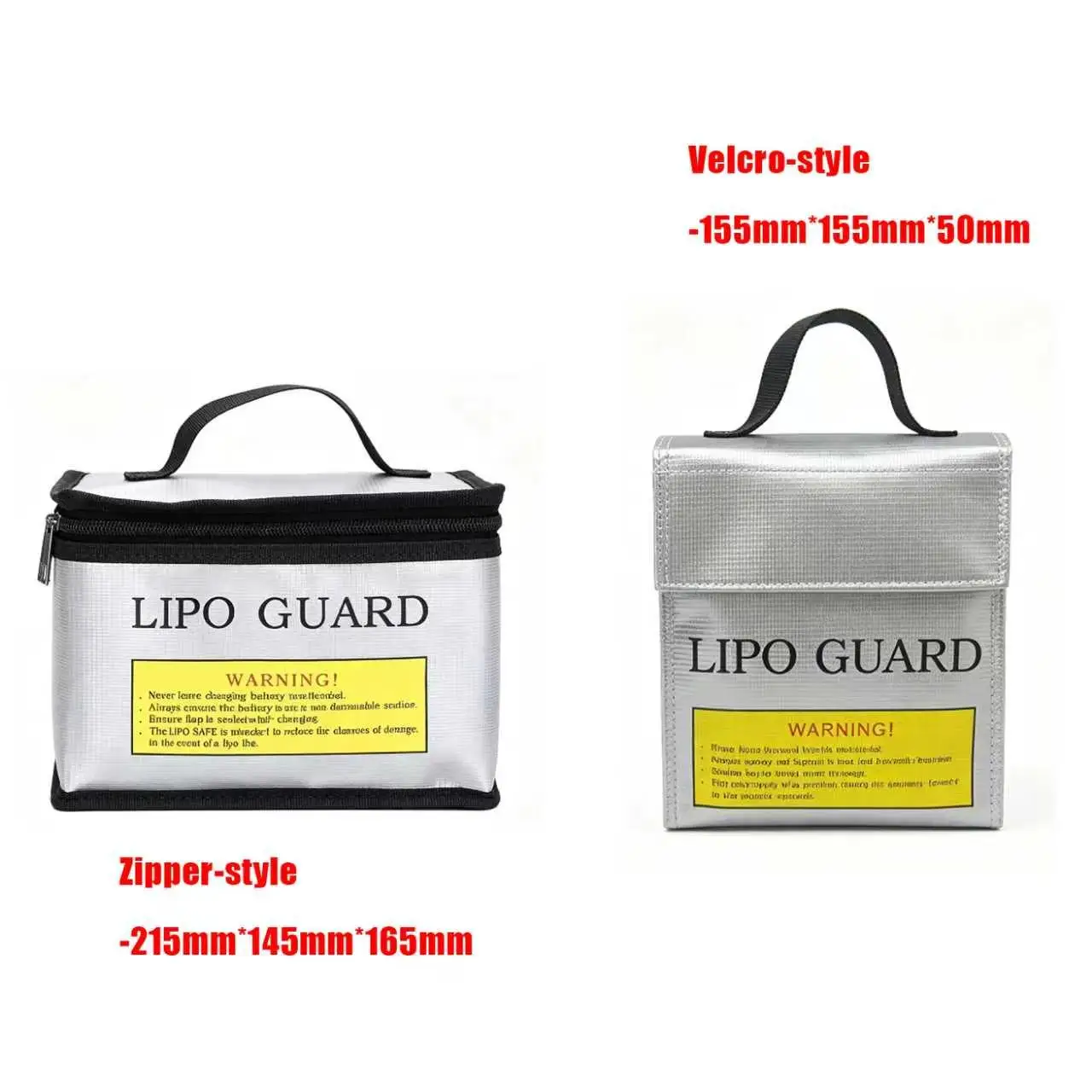 LiPo Battery Safe Bag, Flame Resistant Explosion Proof Storage Pouch, Portable Lipo Safety Bag for RC FPV Racing Drone Car Batte