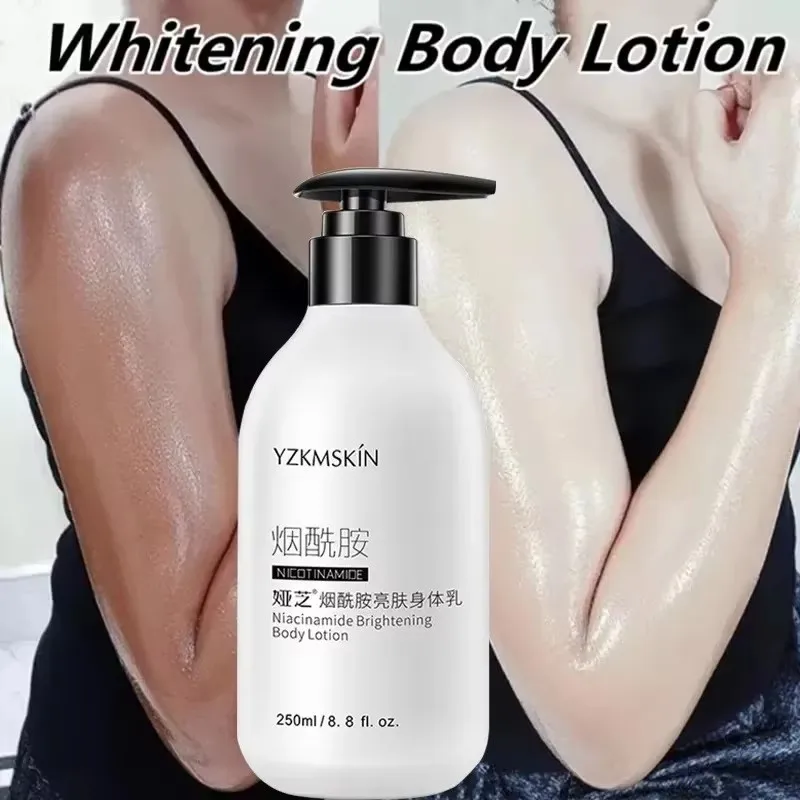 Niacinamide Whitening Body Lotion Skin Care Healthy Milk Firming White Body Lotion Lightening 250ML