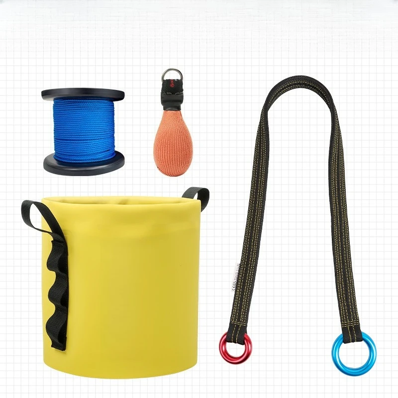 

Tree climbing set Tree garden wor mbing training Expansion rope se e rope collection equipment