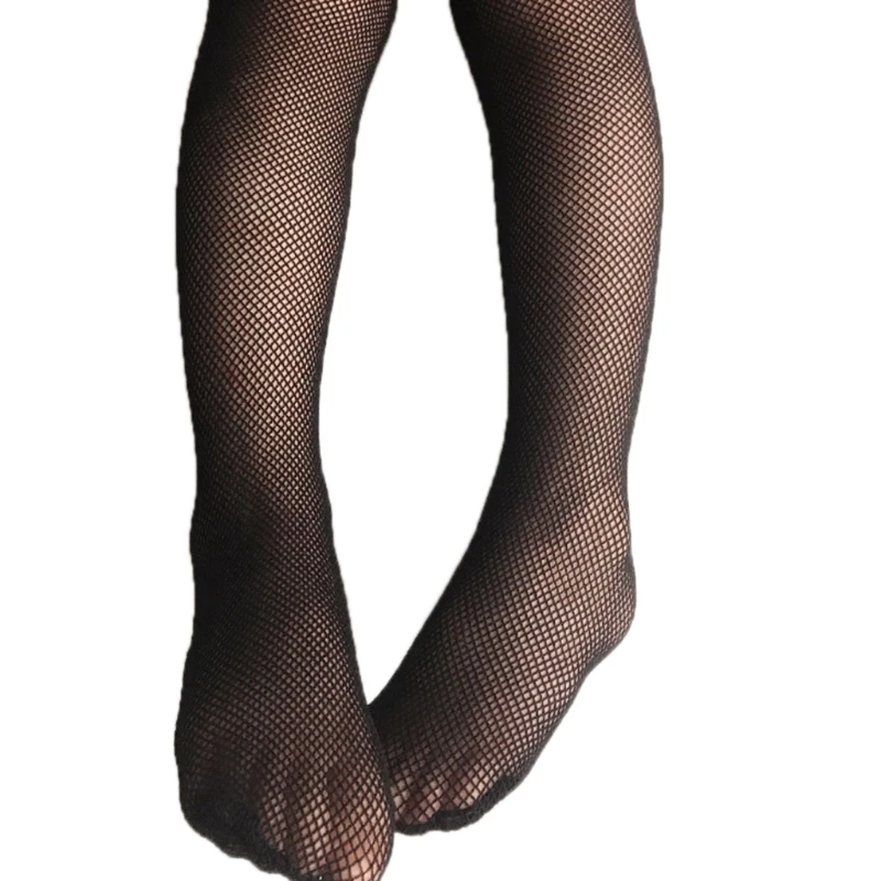 Fashion Fishnet Pantyhose Tights Children Black Net Grid Pantyhose Stocking Stuffers Kids Girls Mesh Stockings