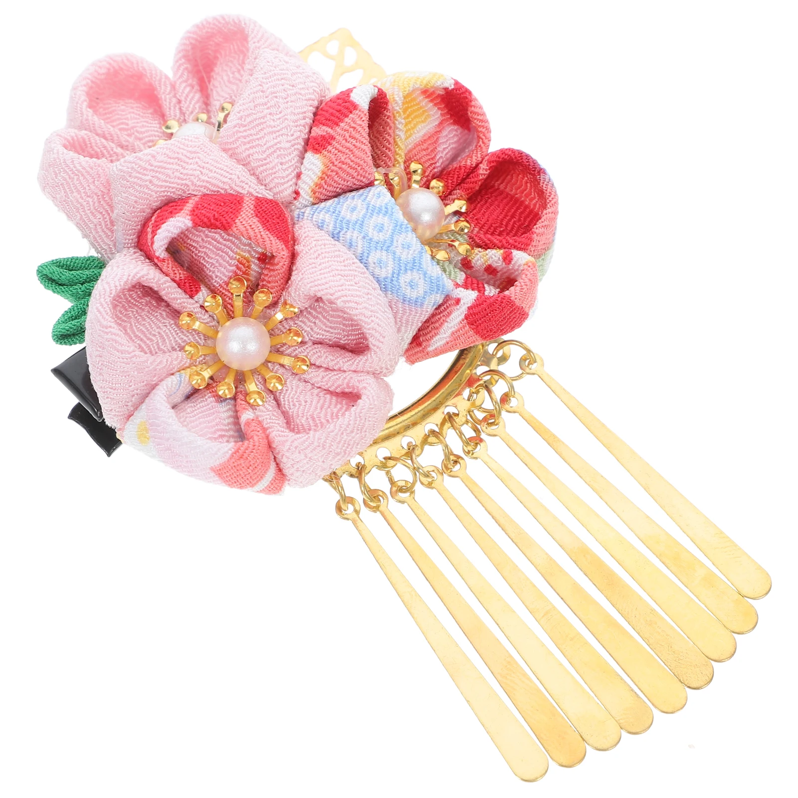 

Japanese Style Hair Clips Women Barrette Durable Cloth Hair Decoration Hairstyle Tools Travel Outing Kimono Accessories