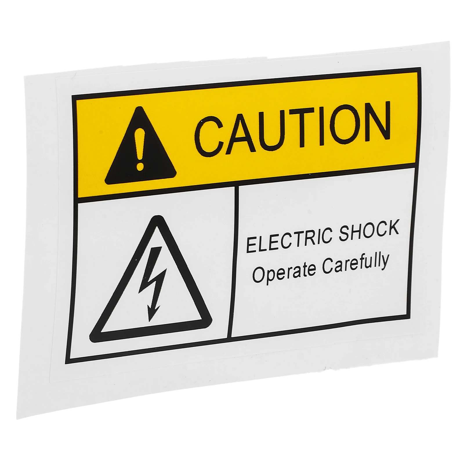 Waterproof Pvc Electrical Warning Sticker High Voltage Safety Label Adhesive Sign For Home Office Factory Usesafety