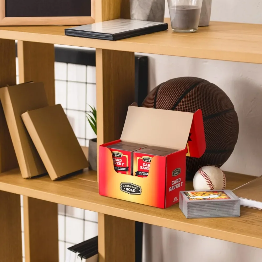 HOME-Card Saver 1-2000 Count - حامل بطاقات شبه صلب، واقيات بطاقات التداول - توفير البطاقات المعتمد من PSA للبيسبول والتداول sh