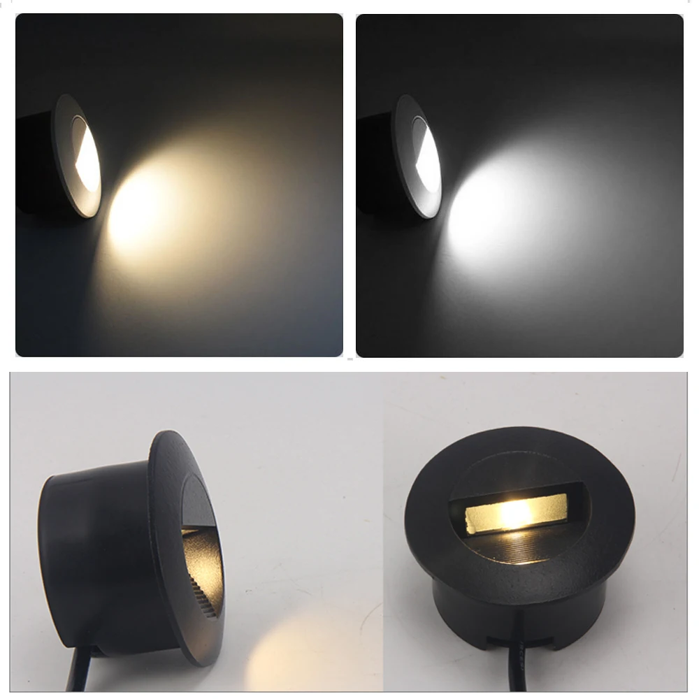 Led Wall Lamp 5W IP65 LED Stair Light Step Light Recessed Buried Lamp Indoor/ Outdoor Waterproof Staircase Step Lights AC85-265V