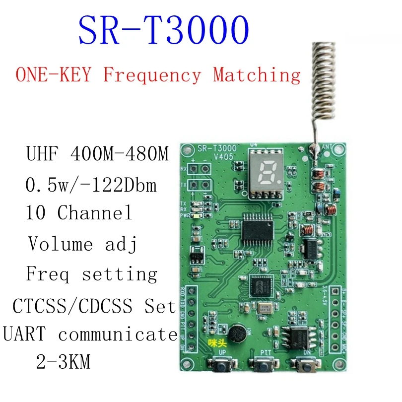SR-T3000 Two-Way Radio Module for Business Professional Mobile Trunked Communication