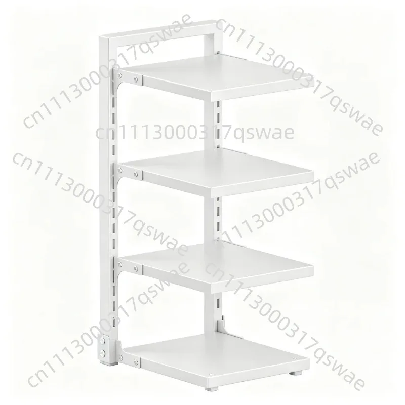 Adjustable pot rack storage rack, kitchen stainless steel pot rack, multi-layer household pot and frying pan organizer
