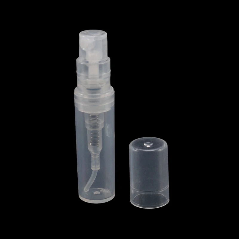 Mini Transparent 2 ML Spray Plastic Bottle Spray Perfume Empty Sample Bottle Suitable For Travel Party 270Pcs