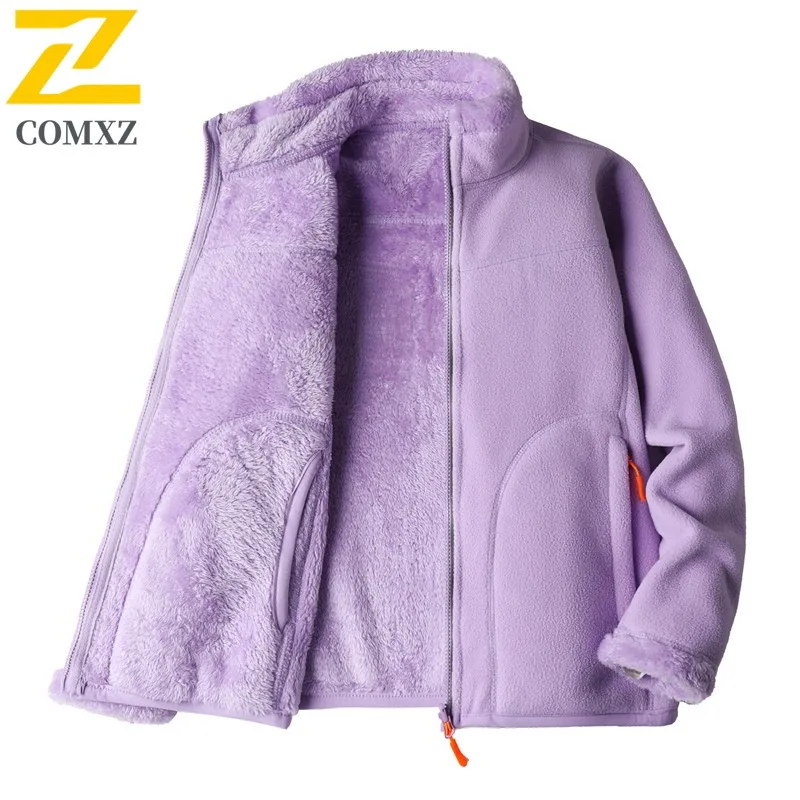 COMXZ سترة الخبز فضفاضة قصيرة سميكة في الهواء الطلق الشارع الشهير السفر مبطن سترة عالية الجودة الثلوج الرجال القطن وسادة مبطنة #3