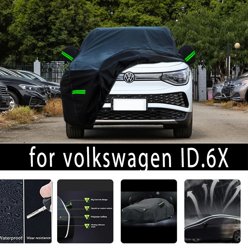 

For volkswagen ID.6X car protective cover Auto paint protection Sunscreen heat-insulating waterproof car clothing Car film