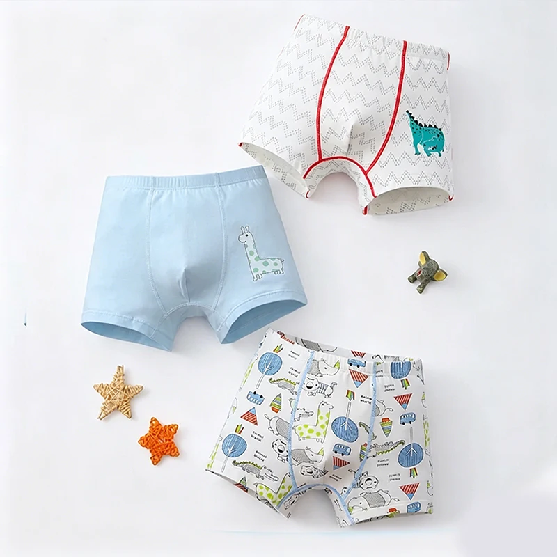 ABDL Cute Cartoon Boxers Cotton Short Panties Soft Comfortable Breathable Underpants Size 150-180 cm For Man