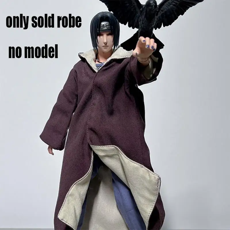 Naruto Shf Series Anime Figure Uchiha Itachi Handmade Brown Robe Suitable for 1/6 Movable Humanoid Clothing Toy Accessories Gift