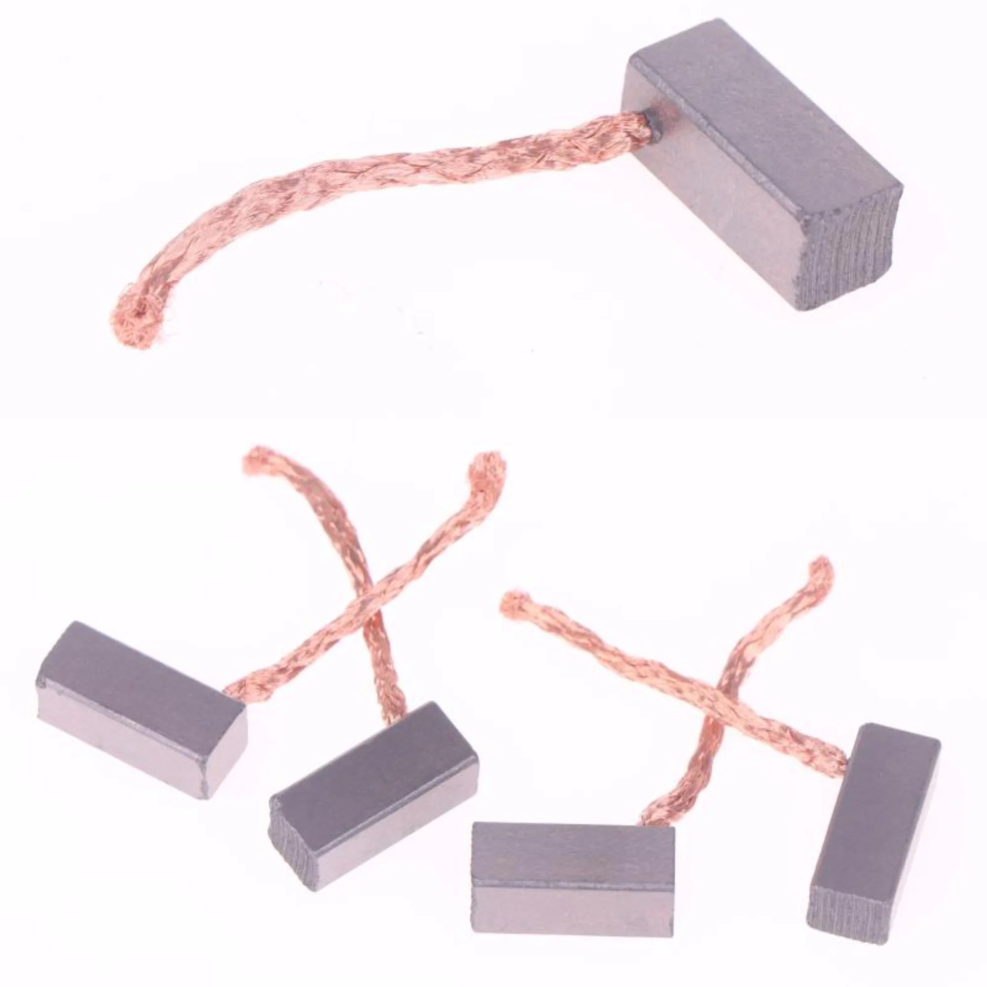 

4Pcs 8*8*19mm Motor Carbon Brushes Set For Electric Motor Replacement DC Motor Carbon Brush Power Tool