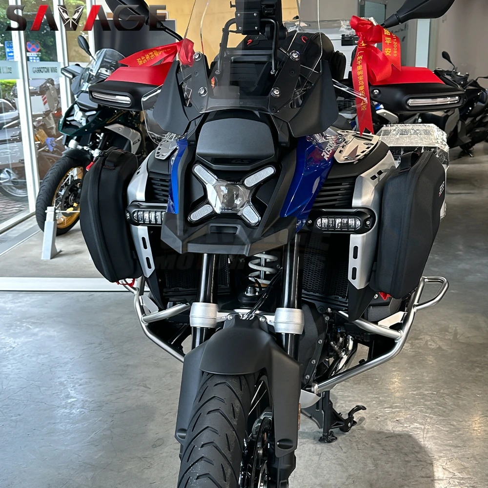 For BMW R1300GS ADV 2025 Motorcycle Bumpers Bag Waterproof 3L Side Frame Crash Bar Bag Tools Storage Bags Fit R1300 R ADV Parts
