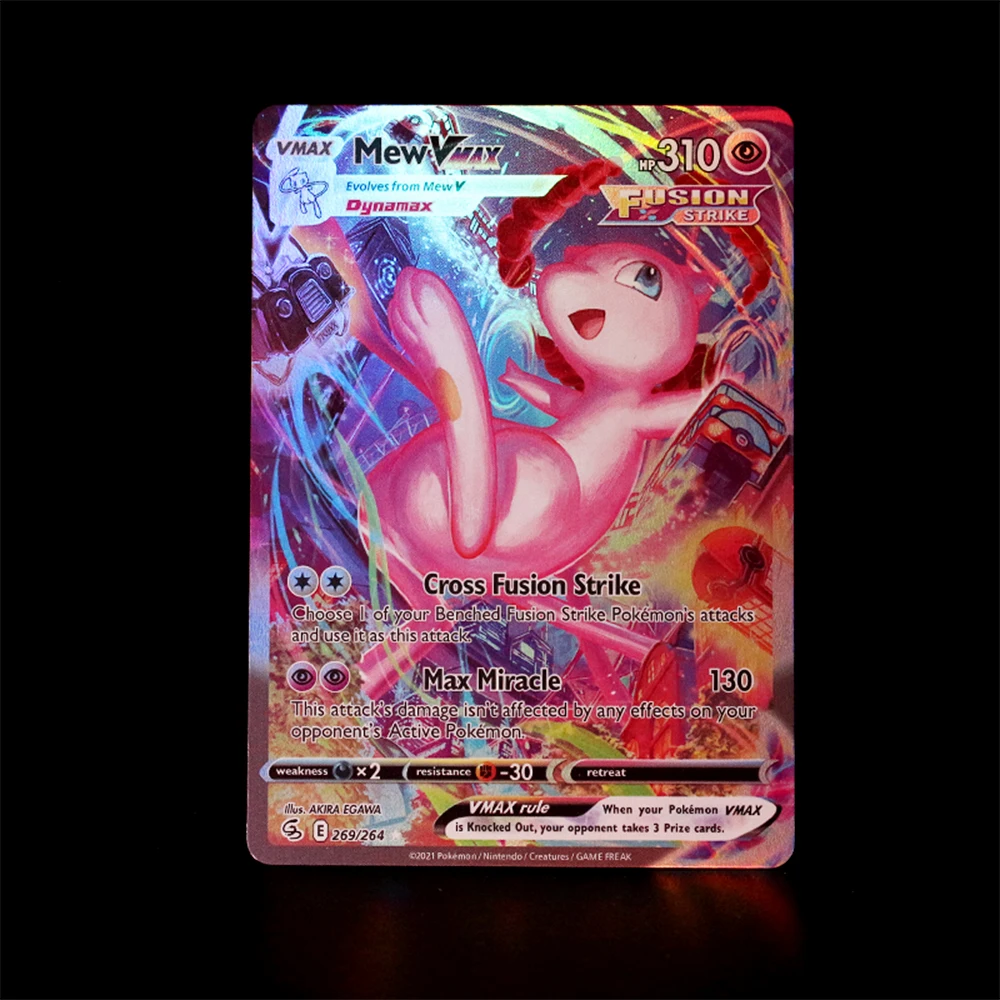 Прокси-карты Pokémon PTCG DIY Cards Коллекция PKM Настольные игры panic-271 Пробуждение-175 Fairy wind-SV76 Leafeon-167 Strike-268