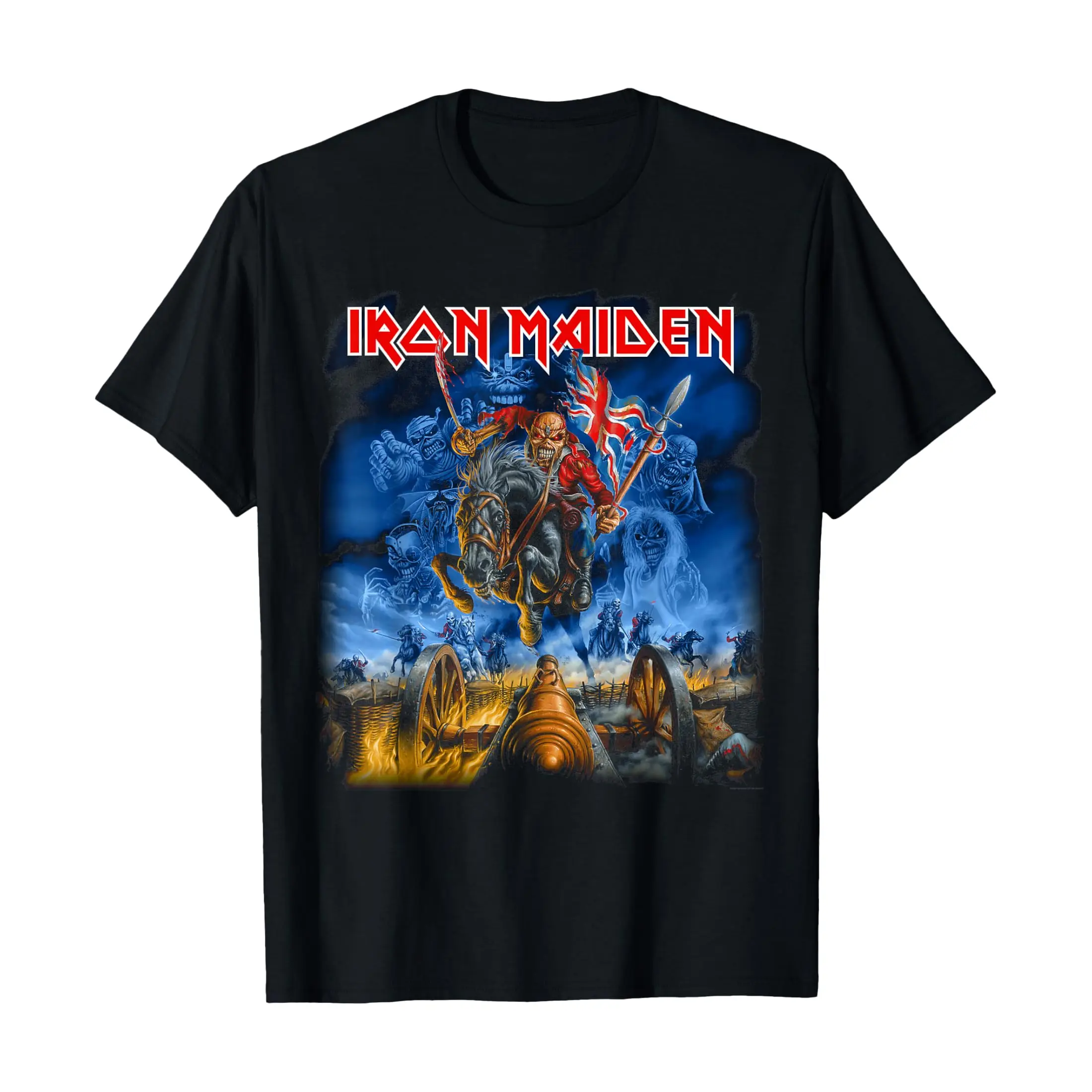 Camiseta Iron Maiden Trooper, camiseta de manga corta unisex ultra suave y cómoda