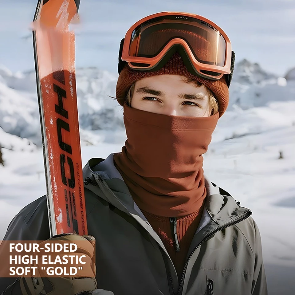 NOFOXO-mascarilla térmica de invierno para bicicleta, bufanda para Snowboard, cubierta para el cuello, pasamontañas, máscara de esquí a prueba de viento para hombres y mujeres