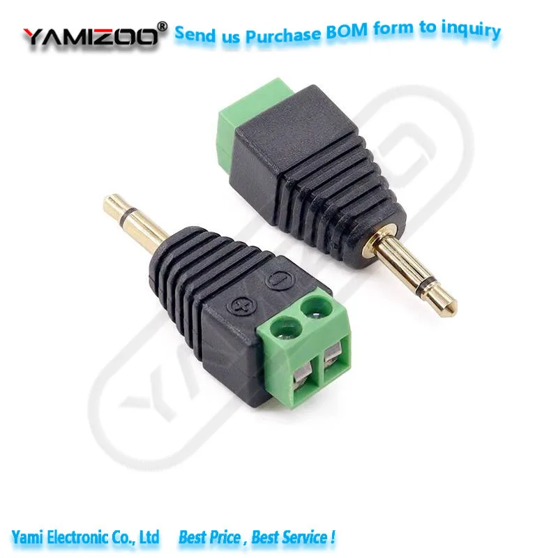 1 Stück lötfreier 3,5-mm-vergoldeter Dual-Channel-Audio-Kopfhöreranschluss-Stereo-Adapter mit grünem Anschluss – Detail 2
