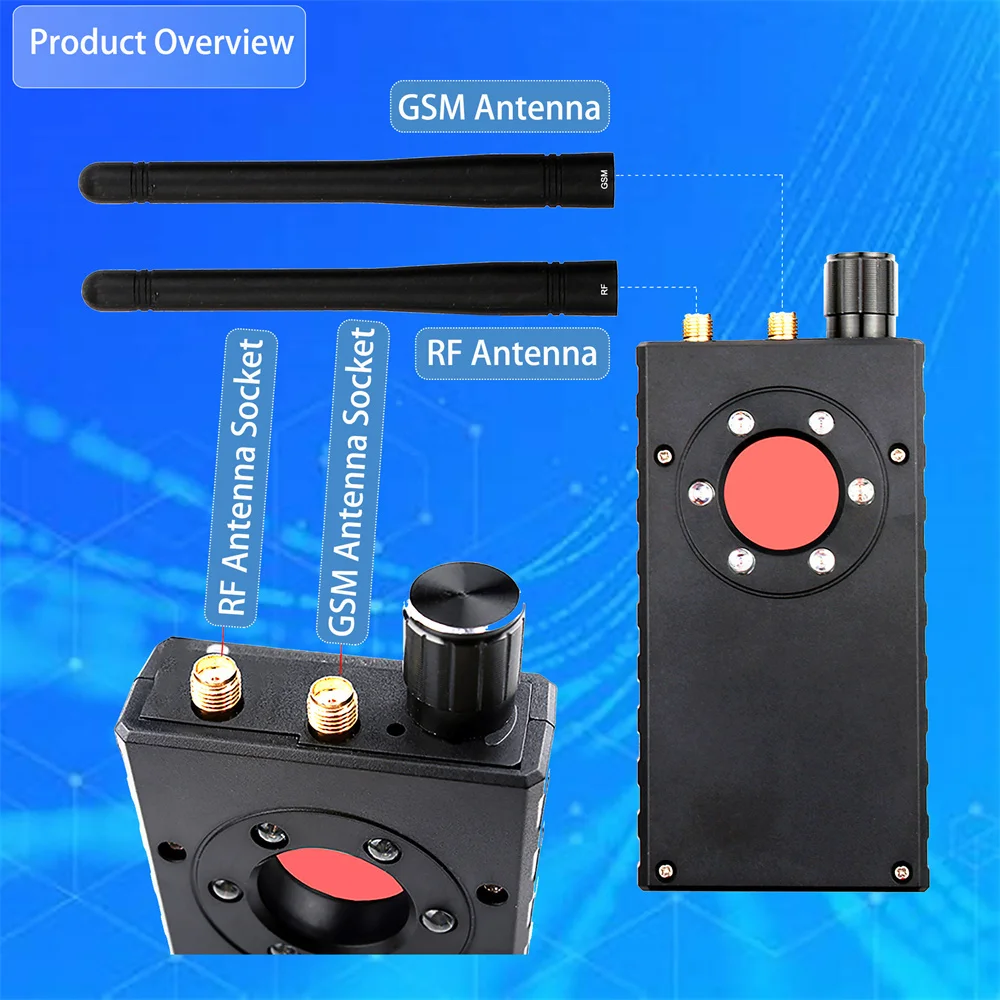 G528b Draadloze Rf-Signaal Anti Aftappen Detector Gsm Luisteren Gps Tracker Apparaat Finder Spy-Camera Signaal Bug Detecteren Scanner