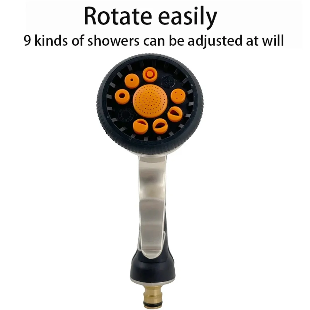 FLOWERS SPRAL High Pressure Car Wash Foam Gun With - Adjustable Nozzle For Cleaning Watering And inflating Tires - includes Foam