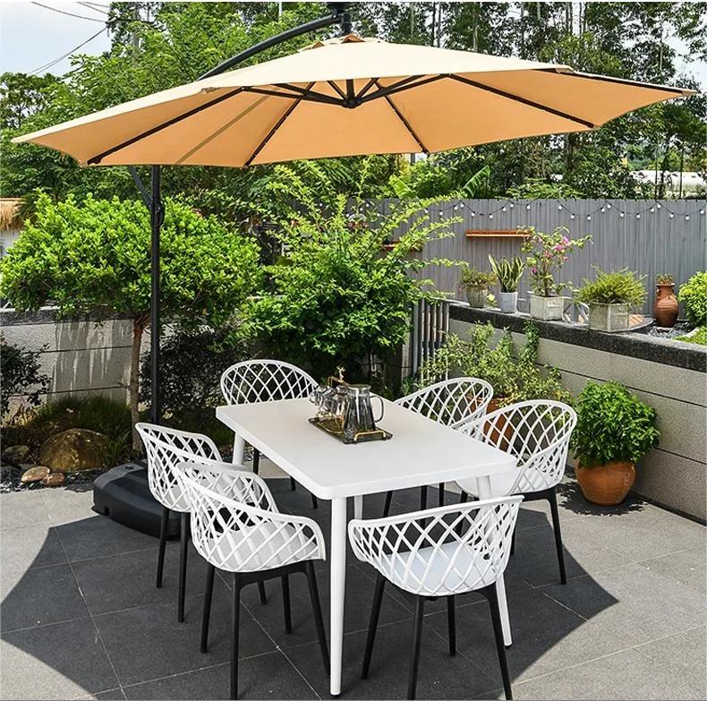 Commercial Price Stacking Washable Outdoor Indoor Modern Plastic Chair For Cafe Restaurant Nordic Dining Chair Table Set