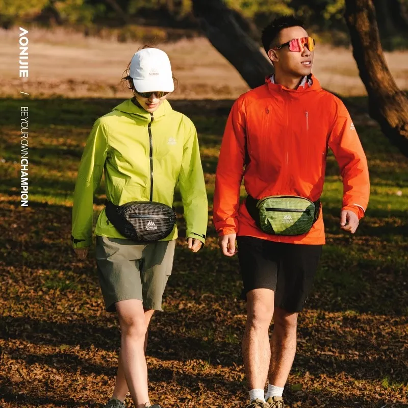 AONIJIE Travel Waist Bag Men Women Hiking Waist Packs Waterproof Chest Pack Crossbody Bag Purse Phone Running Wasit Belt Bags