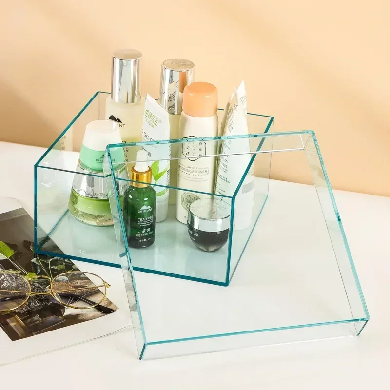 Acrylic Colored Storage Box Gift Box Desktop Organization