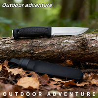 Straight-bladed Outdoor Camping High-hardness Portable K Sheath Multi-functional Survival Knife Self-defense Tool Fishing Knife