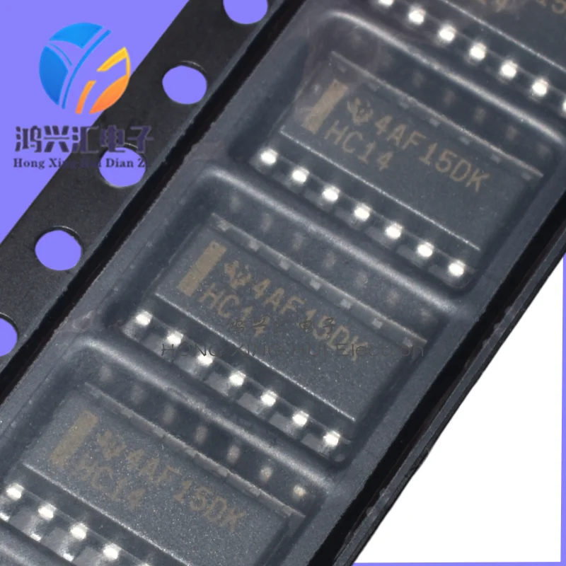 Brand New/Original SN74HC14DR Silkscreen HC14 SOIC-14 Dual-Channel D-Type Rising Edge Trigger Logic