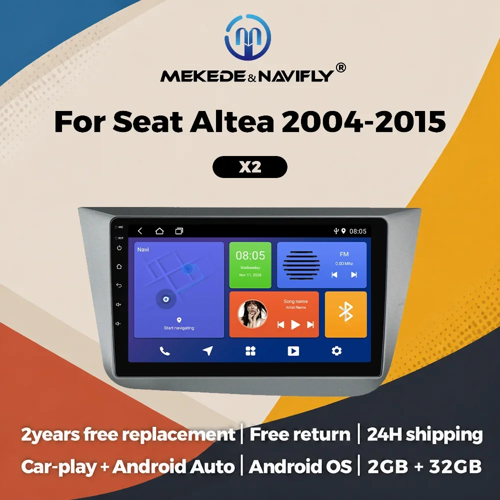 Android Car Radio For Seat Altea XL Toledo 2004-2015 Autoradio Multimedia Player GPS Navigation bt Wireless Carplay Android Auto