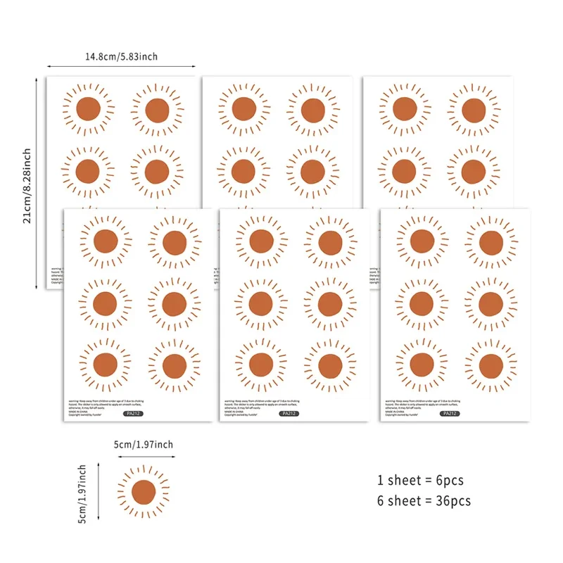 Креативная наклейка на стену в стиле бохо с сердечками для детей, маленьких девочек и мальчиков, детская комната, настенные художественные наклейки, виниловая фреска, детская спальня, домашний декор