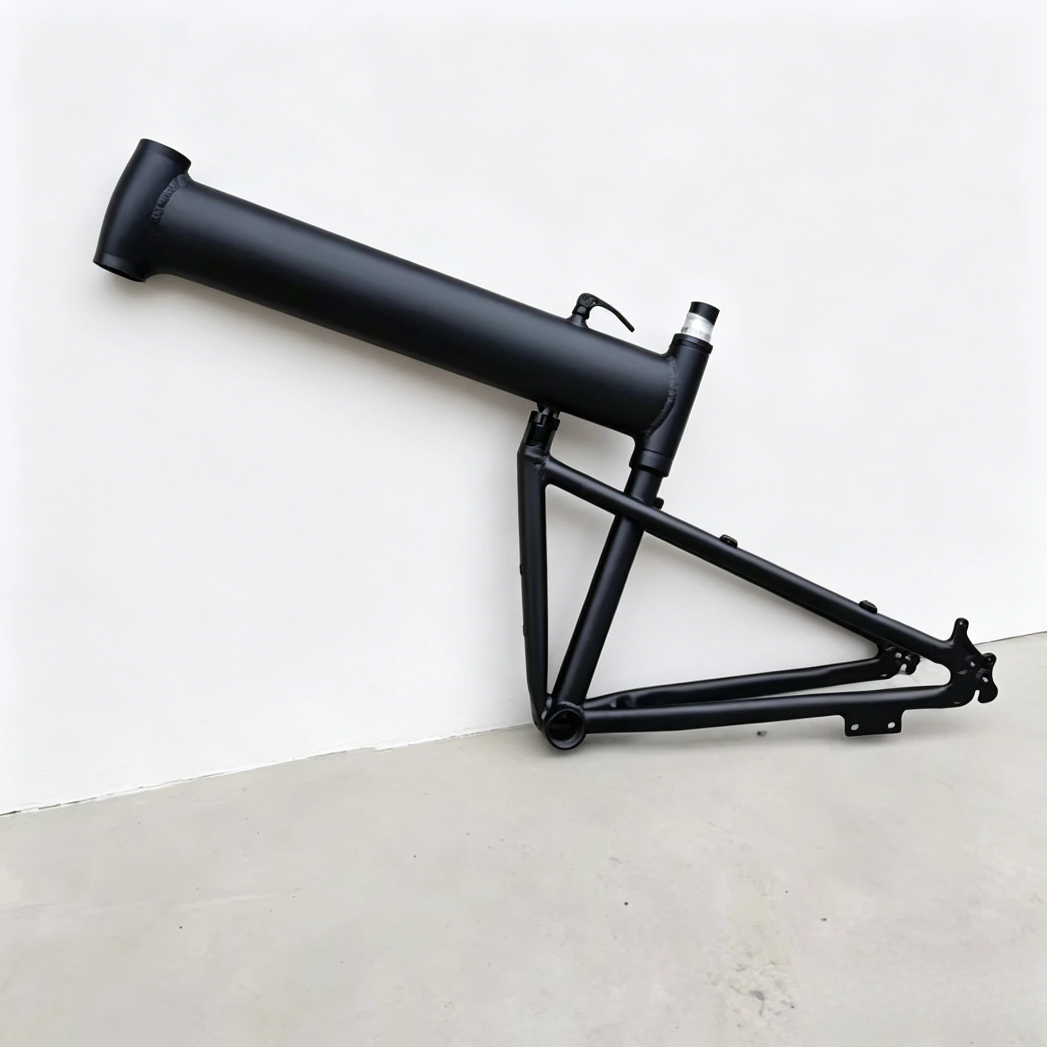 Folding Mountain Bike Frame Aluminum Alloy 26/27.5*17 Oil Disc, Suitable for DIY Bicycle Assembly Lithium Battery Electric Bike