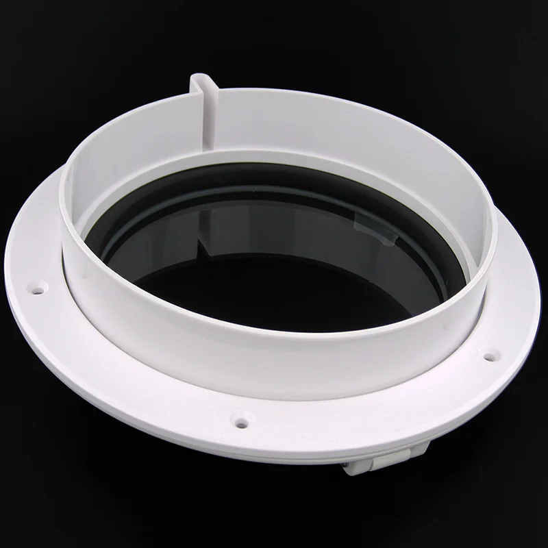 Boat Porthole Plastic Marine Round Hatches 10 inch Yacht RV Windows Portlight