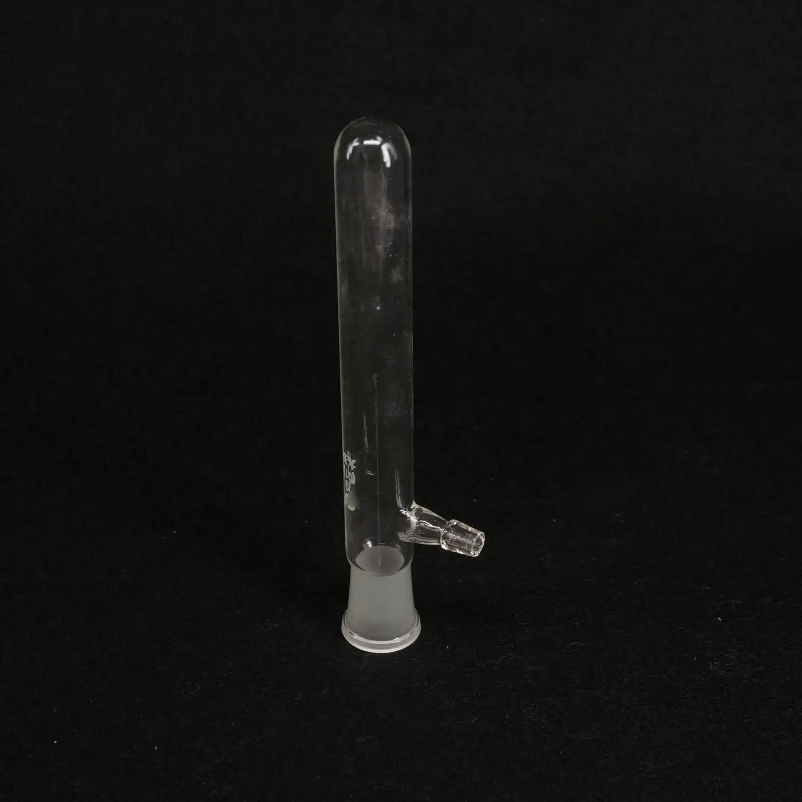 19/26 Ground Joint Glass Receiver With Hose/Arm Round Bottom Test Tube Labware