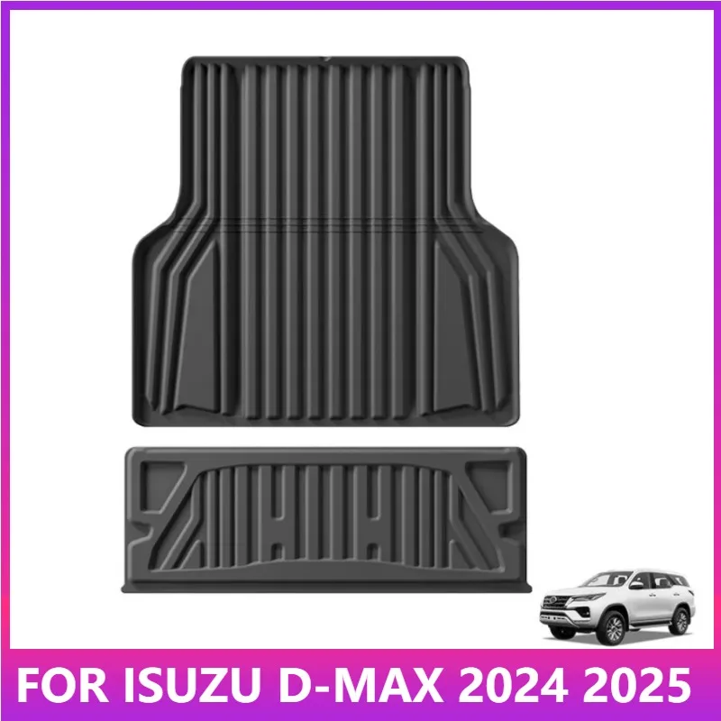 

RHD для ISUZU D-MAX 2024 2025 с правым рулем TPE 3D подкладка для грузовика всесезонная защита автомобиля грузовик кровать коврик черный