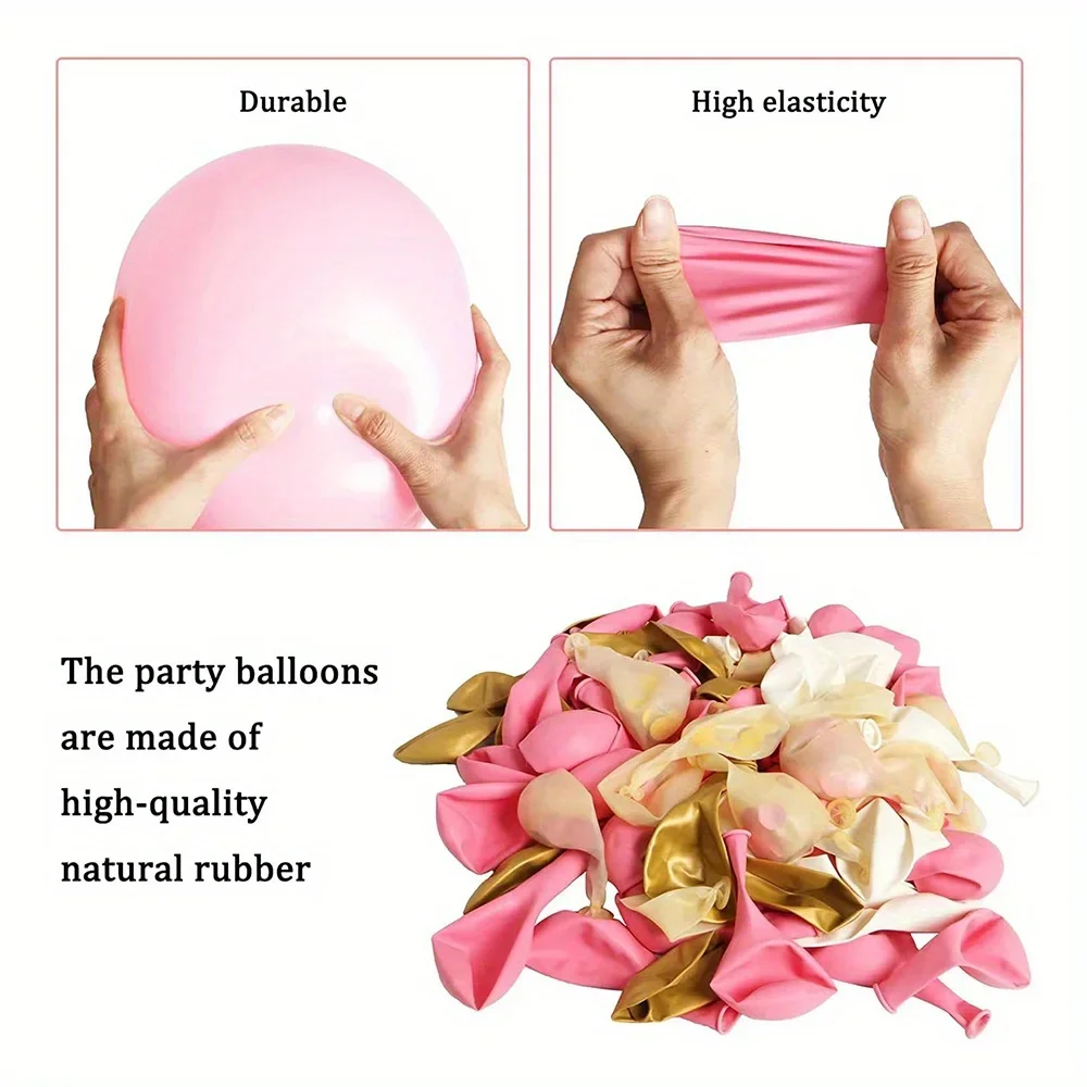 127-teiliges Set mit Meerjungfrau-Ballonbogen und Kranz – Partydekorationen mit Ozeanmotiv | Perfekt für Geburtstagsfeiern mit Unterwasserthema – Detail 6