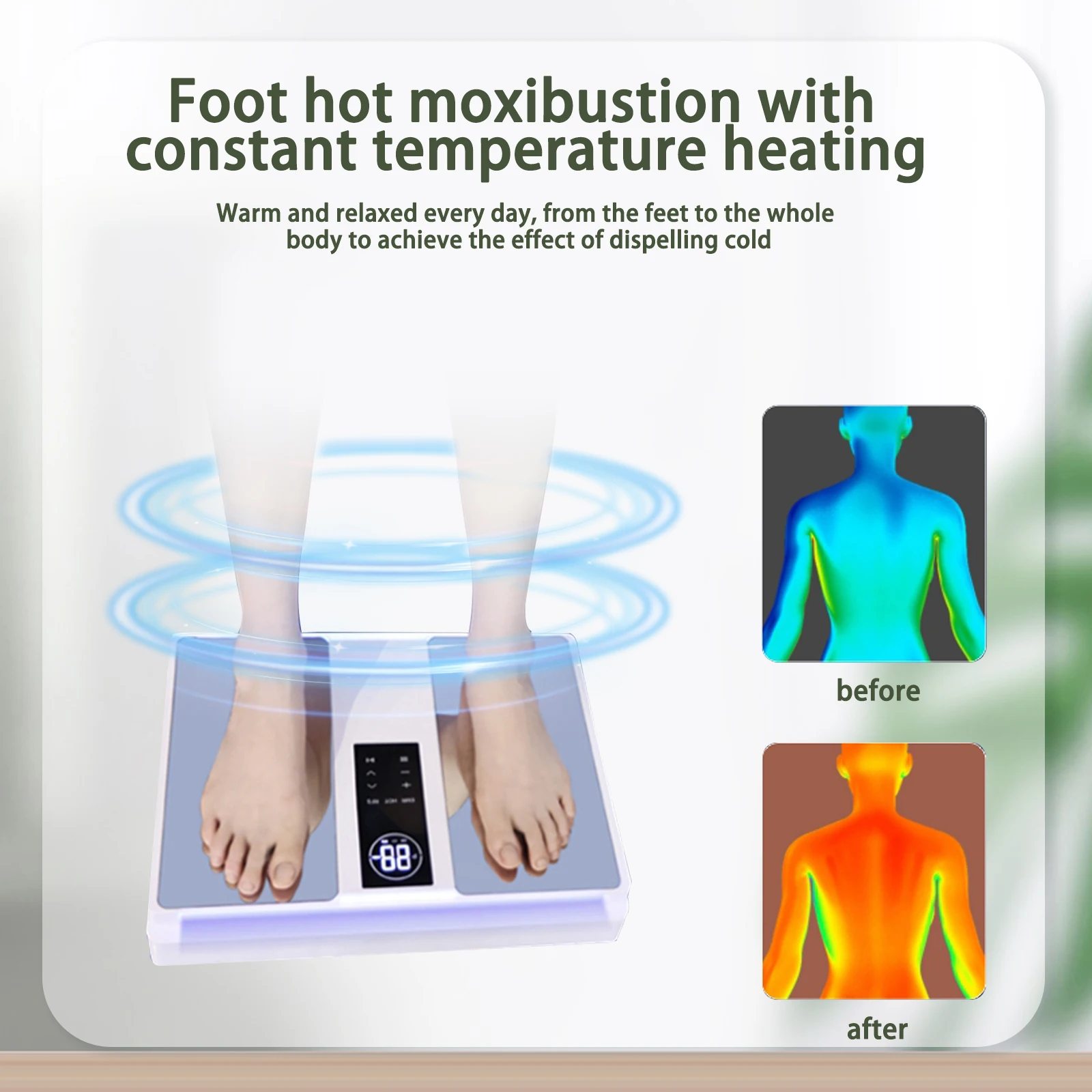 

Iteracare Home Health Device Terahertz Therapy Machine Body Care Heating Healing Pain Relief Beauty Health Boold Warmer Massager