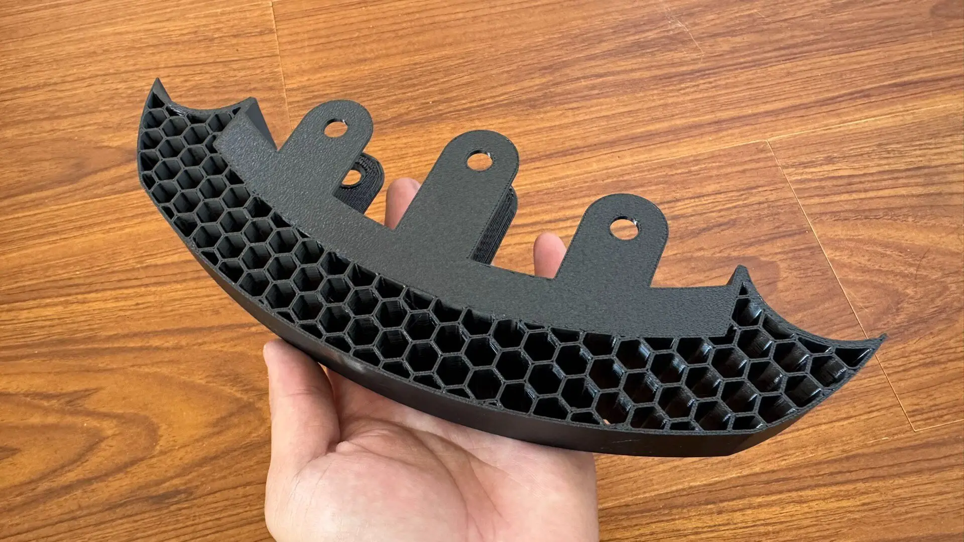 For King Motor KM 1/7 Subaru Rally Car Front Extended Bumper Large Version Elastic Shock Absorbing Upgrade Parts 3D Bolt-On