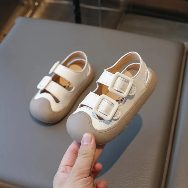 

Summer Beach Water Children Sandals Fashion Shoes Outdoor Anti-slip Soft Sole Toe-protection Boys Comfortable Girls Shoes