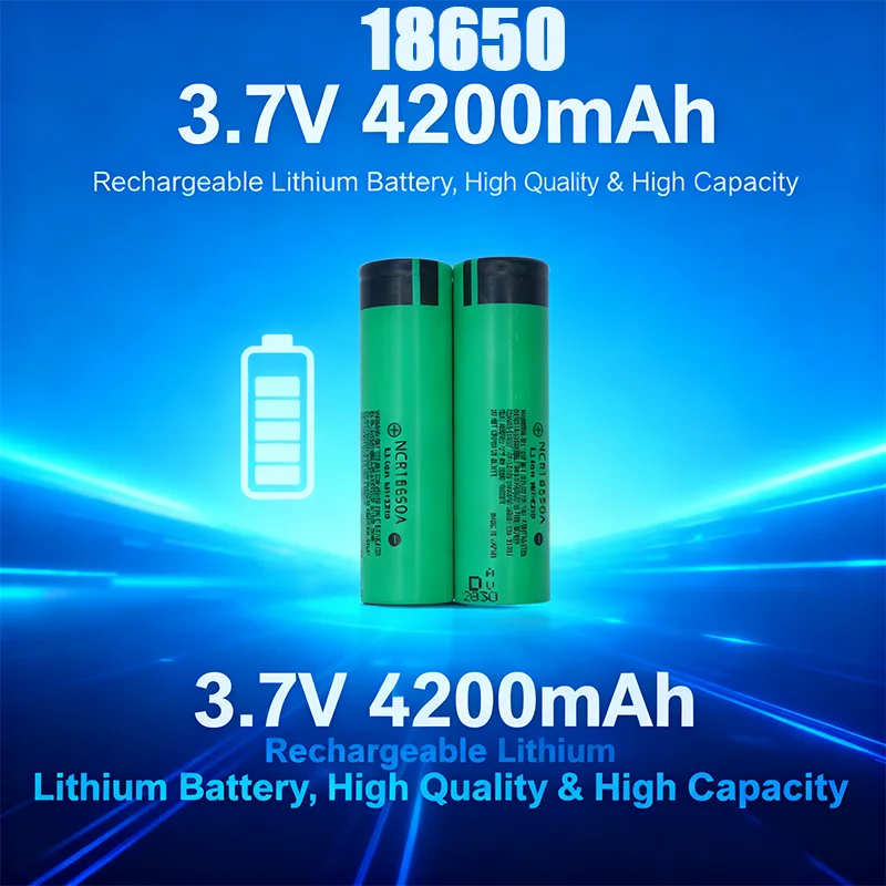 2025 جديد 2-60 قطعة 18650 بطاريات 3,7 فولت 4200 مللي أمبير Wiederaufladbare Liionsbatterie فور Led Taschenlampe الشعلة بطارية Litio Batterie