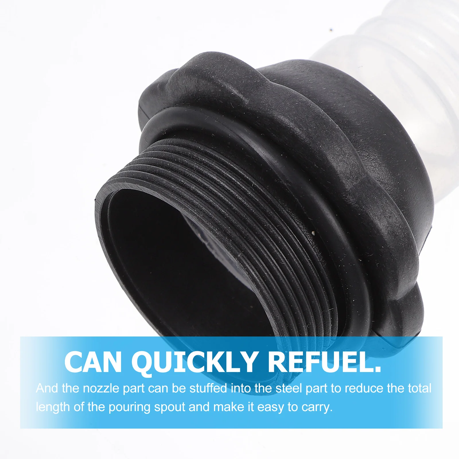 

2Pcs Flexible Fuel Can Spout Plastic Nozzle 360 Degree Bend for Oil Drum Refueling Leak Proof Fuel Can Spout Nozzle