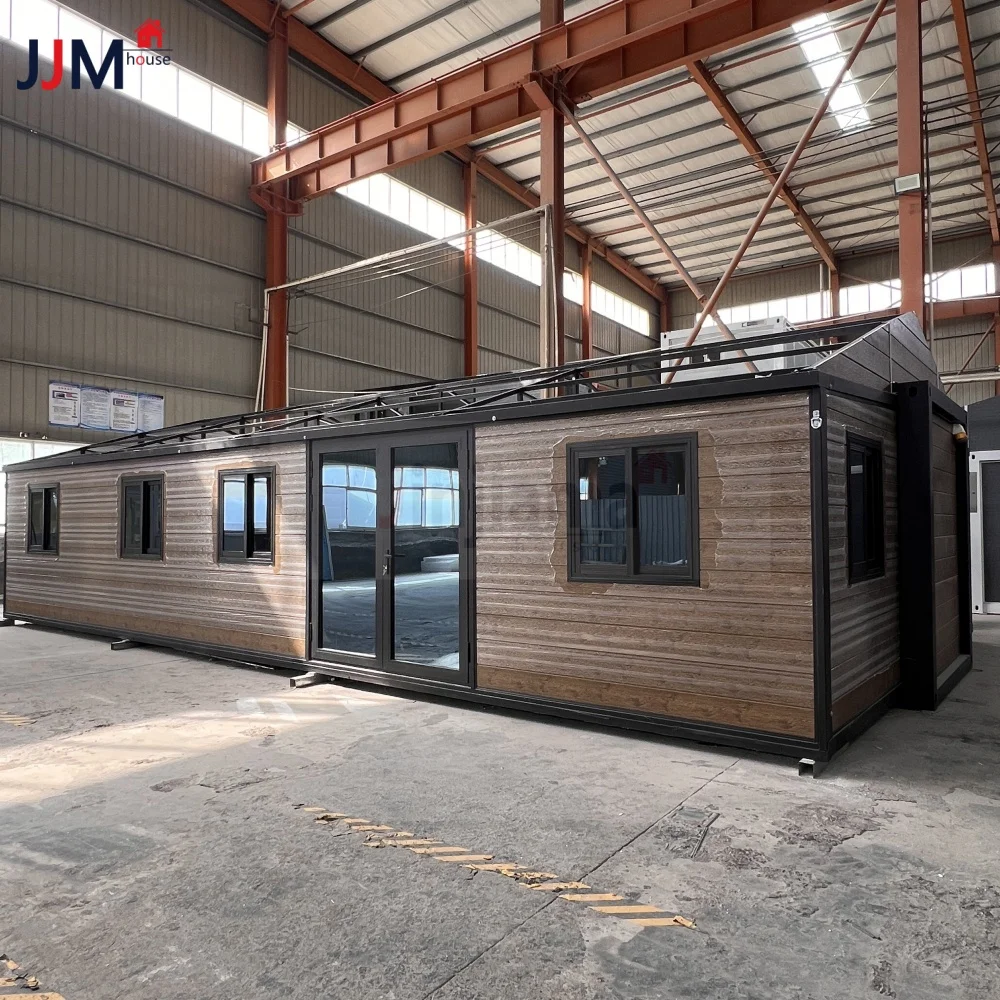 

Customized 20ft Expandable Container House Prefab Home And Hotel Room With Fiber Glass For Office Building For Australia