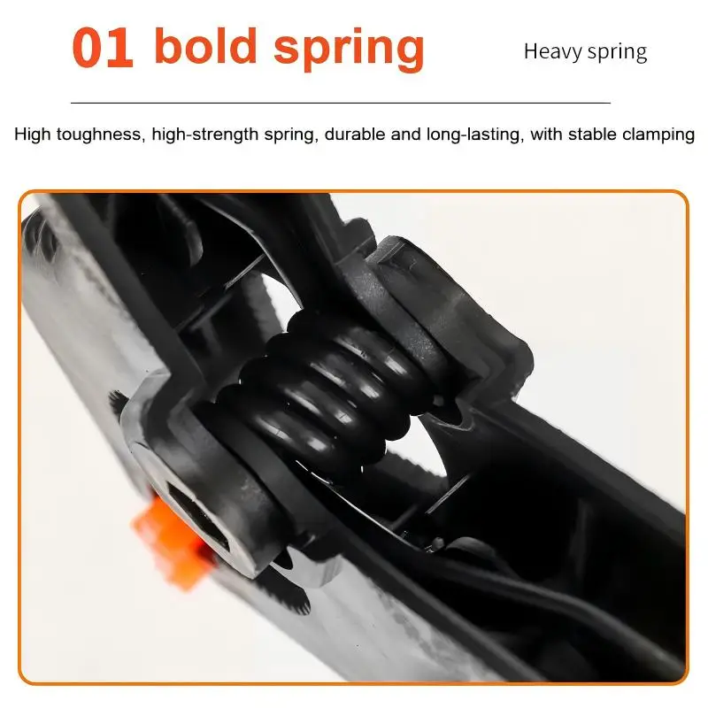 6pcs 2inch A-clip plastic photography background cloth clip nylon A-clip spring clip quick clamp plastic clip clamp