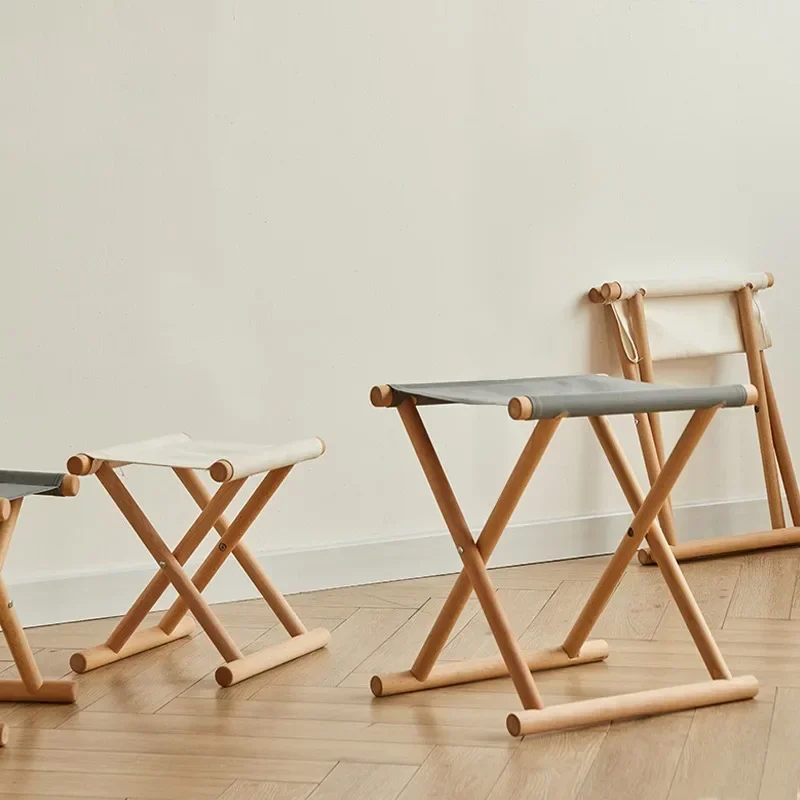 Space-Saving Folding Stool, High Bench Multifunctional Chair, Portable & Dual-Use Shoe Seat, for Home Efficiency