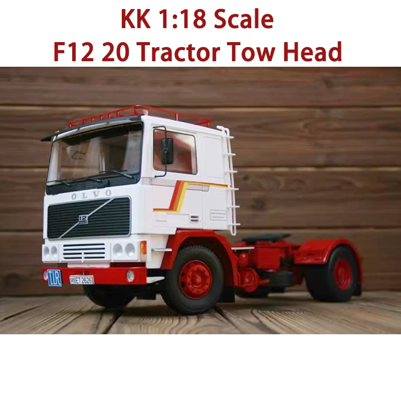 

KK Diecast 1:18 Scale F12 20 Tractor Tow Head Alloy Construction Truck Model Collection Decoration Gift Toys Static Display