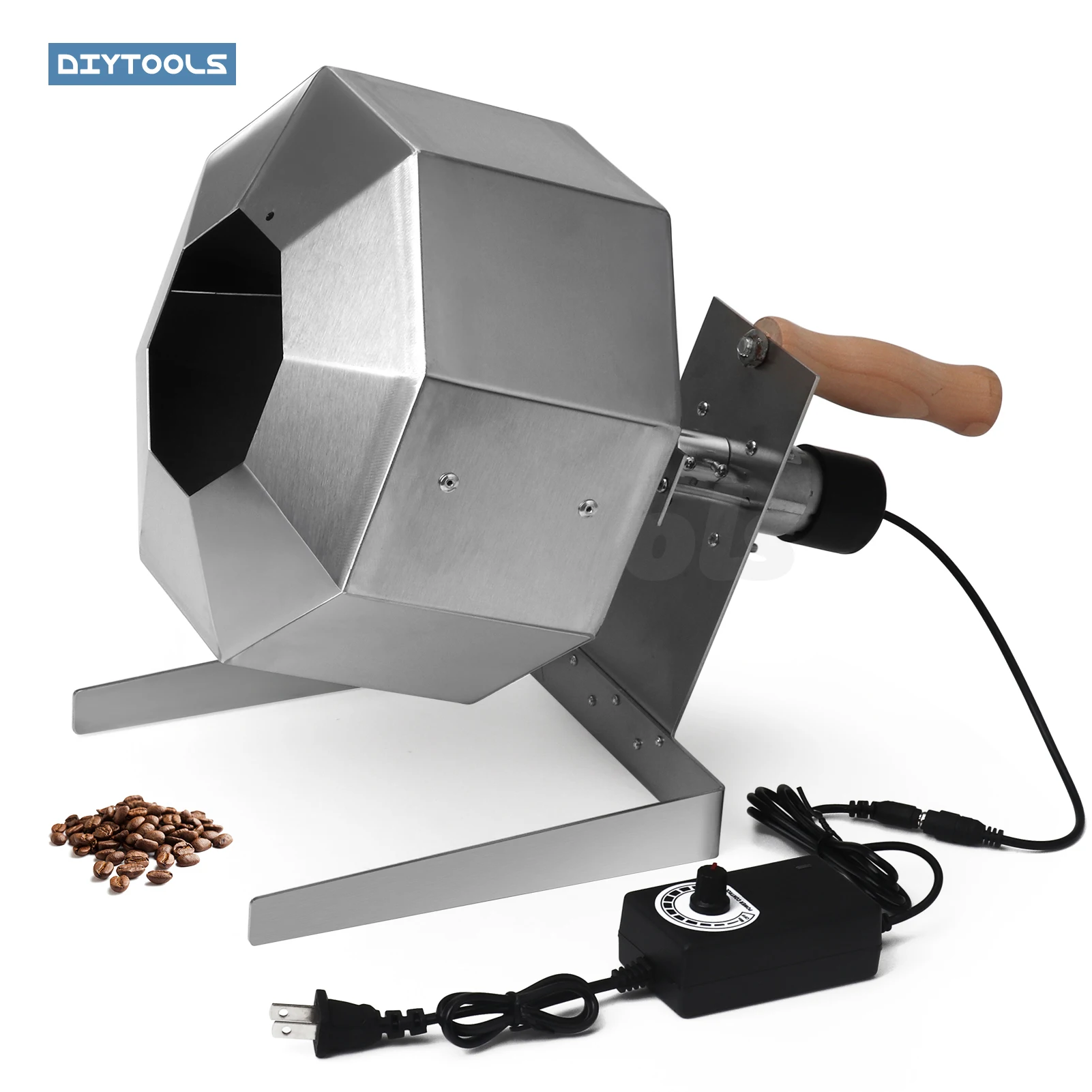 Portable Coffee Beans Roasting Baking Machine Integrated Fuel  Direct Fire Nuts Grain Soybean Beans Roaster