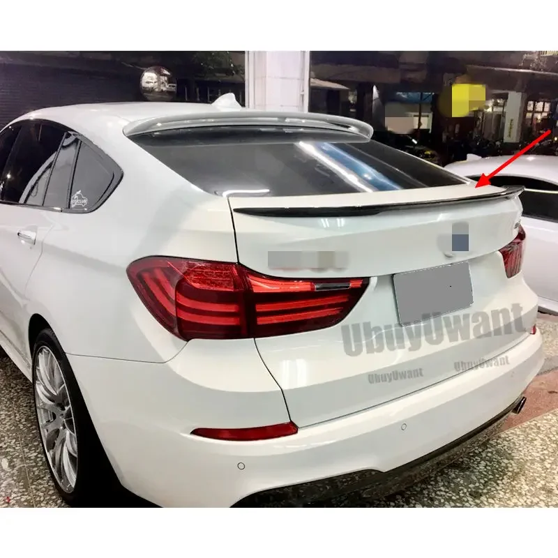 FÜR BMW 5er GT Gran Turismo F07 Spoiler Carbon Fiber 535i 550i 520d 530d 535d 2009-2017 P Stil Heckflügel Spoiler